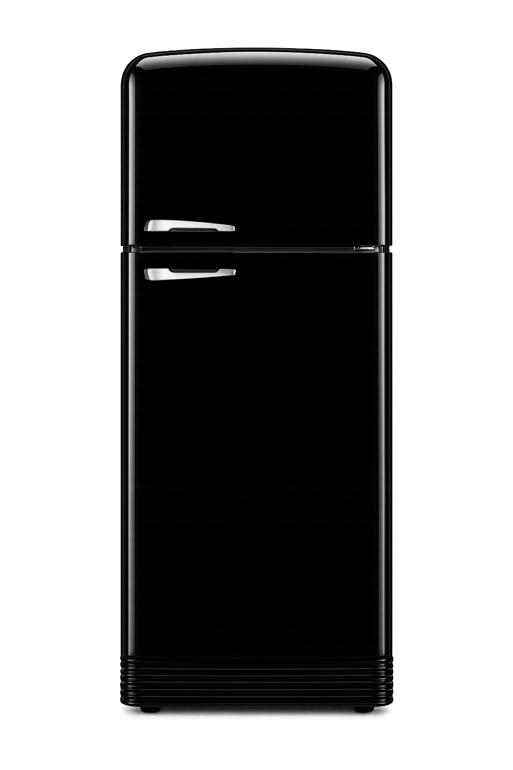 Retro black refrigerator