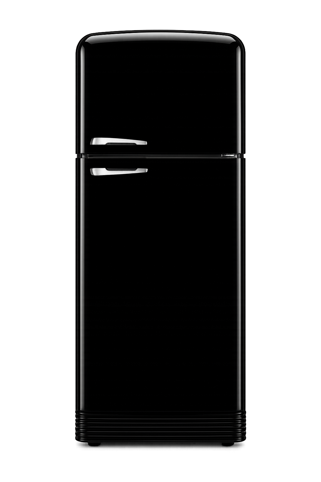 Retro black refrigerator